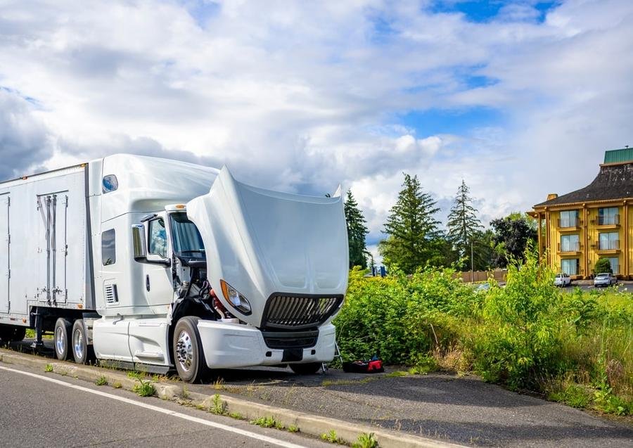 Truck roadside assistance needed for a large reefer truck